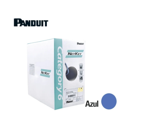 CABLE CAT6A U/UTP LSZH-AZUL RL305MT PANDUIT