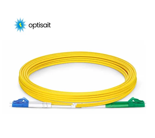 Patch cord FO LSZH LC/APC - LC/APC Simplex 1.6 mm